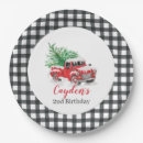 Search for red truck paper plates Winter