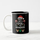 Search for spoiling grandkids mugs Santa