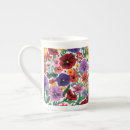 Search for colorful floral pattern mugs Bright