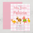 Search for farm baby girl shower invitations Chicken