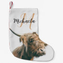 Search for scottish christmas stockings Cow