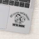 Search for funny drinking quote stickers Vintage
