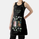 Search for black and white heart aprons Grandma
