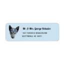 Search for cattle dog return address labels Pet