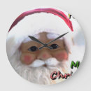 Search for christmas elf clocks Santa
