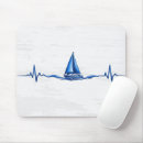 Search for sailboats mouse mats Blue