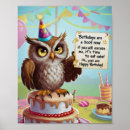 Search for owl posters Birthday
