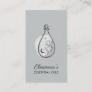Search for essential oil business cards Elegant