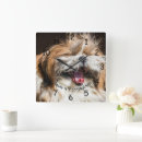 Search for funny smile clocks Dog