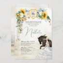 Search for sunflower quinceanera invitations Western
