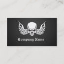 Search for creepy business cards Skull