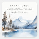 Search for snow address stickers Watercolor