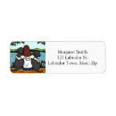 Search for two dogs return address labels Cute