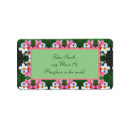 Search for frangipani flowers return address labels Plumeria
