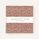 Search for pink glitter notebooks School