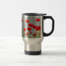 Search for red poppies travel mugs Garden