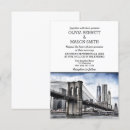 Search for city skyline invitations Brooklyn bridge