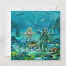 Search for deep sea fish postcards Coral reef