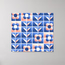 Search for retro flowers canvas prints Pattern