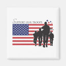 Search for troop support magnets Patriotic