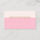 Search for transparent business cards Aesthetician
