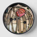 Search for stained glass clocks Modern