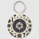 Search for occult key rings Illustration