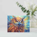 Search for abstract owl postcards Colourful