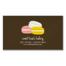 Search for macaron business cards Baked goods