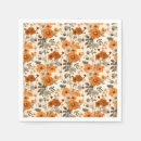 Search for burnt orange napkins Vintage