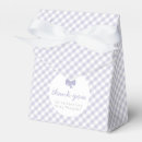 Search for baby girl favour boxes Gingham