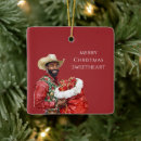 Search for green man christmas tree decorations Red