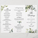 Search for wedding programs Dusty blue