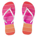 Search for pink and orange flipflops Red