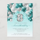 Search for 8 year old birthday invitations Girly