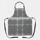 Search for white lace aprons Plaid