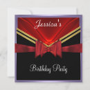 Search for 50th anniversary dinner invitations Red