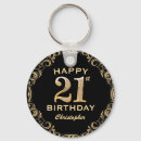 Search for 21st birthday key rings Twenty first birthday