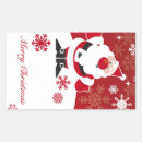Search for vintage snow stickers Santa