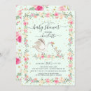Search for pink and mint green invitations Mother to be