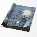 Search for graveyard wrapping paper Bats