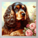 Search for painting of cocker spaniels posters Puppy