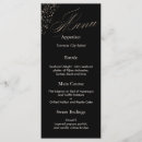 Search for black and gold menus Calligraphy