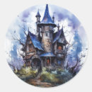 Search for haunted castle stickers Halloween