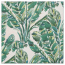Search for tropical leaf fabric Watercolor