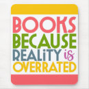 Search for book lovers mouse mats Books
