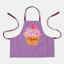 Search for purple cupcake aprons Birthday