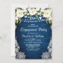 Search for foliage engagement party invitations String lights