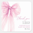 Search for bow baby shower stickers Its a girl