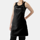 Search for modern contemporary aprons Black and white